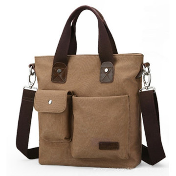 Retro Stitching Style Large Capacity Canvas Bags